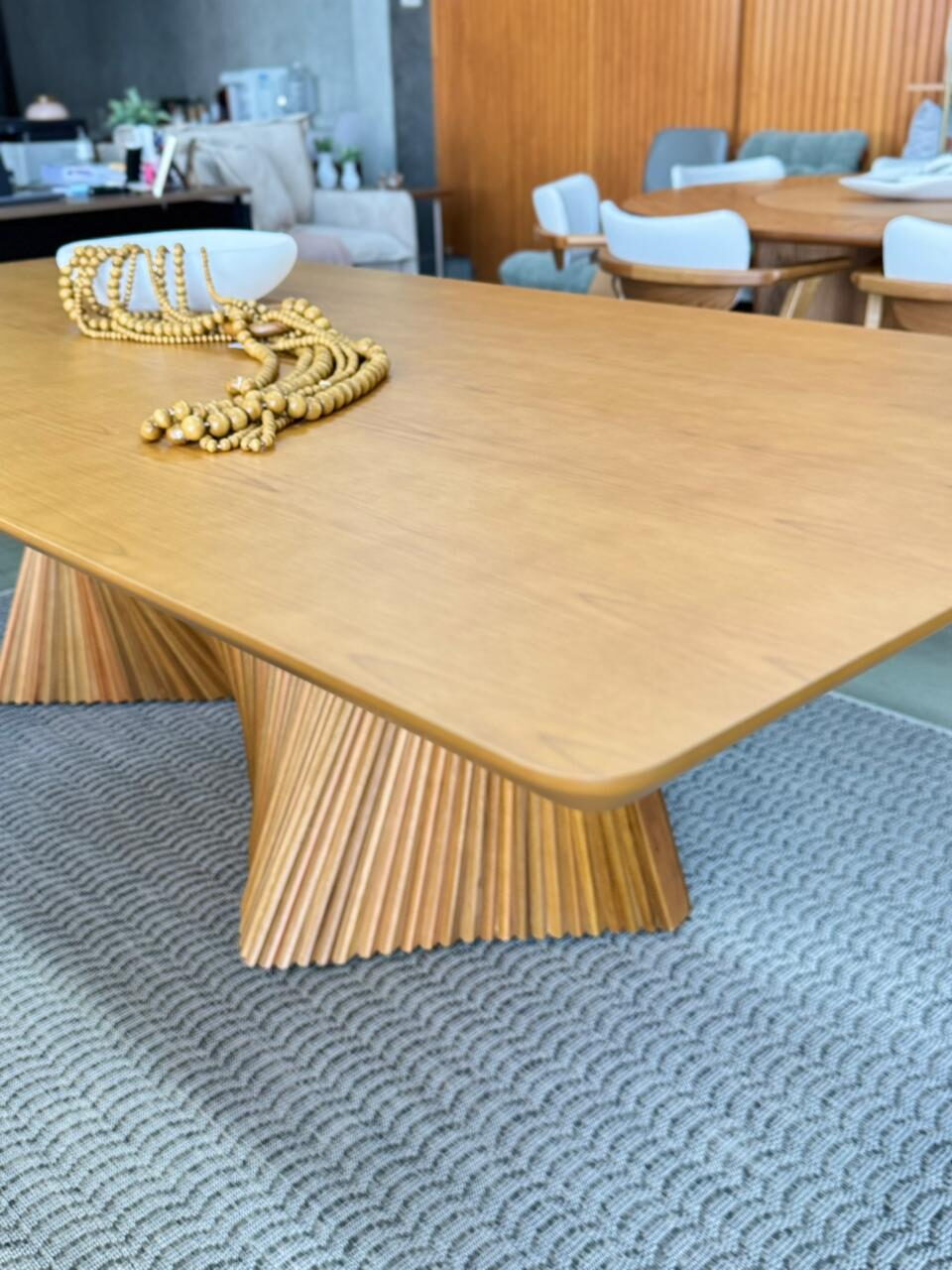 Mesa de jantar de Leque 2,40x1,20 foto 3