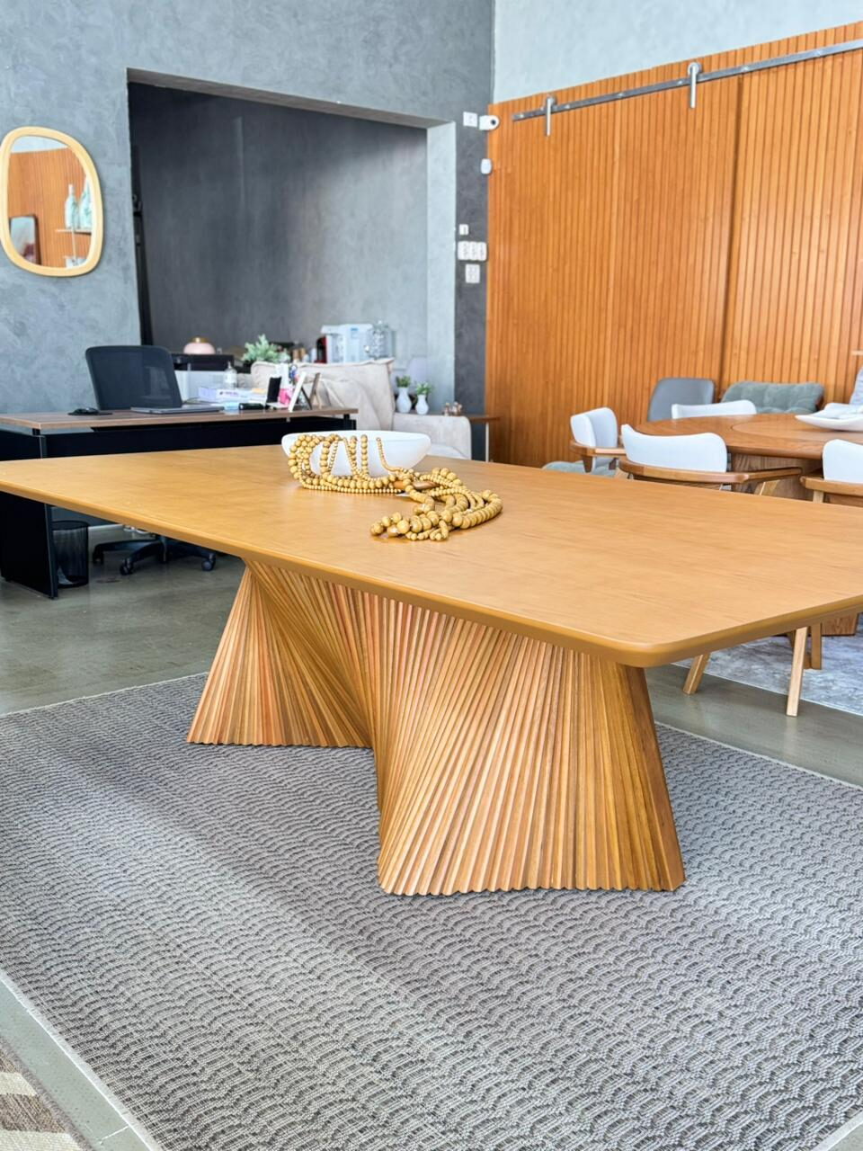 Mesa de jantar de Leque 2,40x1,20